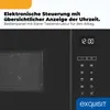 Exquisit Einbau-Mikrowelle EMW525-G-020 inox, 25 Liter, 900 Produktbild-Vorschau 4