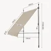 Tenda a morsetto 'Stem' con struttura in acciaio larga 200 Anteprima dell’immagine prodotto 3