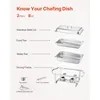 SucceBuy 8 Qt 2-pack rettangolare chafing dish buffet set - Anteprima dell’immagine prodotto 5