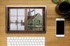 MuchoWow® Laptop Aufkleber Sticker Cover Aussicht - Mühle - Produktbild-Vorschau 2