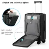 Valise à roulettes rigide en ABS, bagage à main, valise Voir les images du produit 6