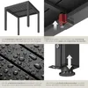 tectake® Aluminium-Gartentisch Campos für 4–6 Personen, Produktbild-Vorschau 4