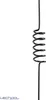 A black coiled antenna on a white background. Voir les images du produit