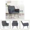 Fotel The Living Store ciemnoszary 62x79x79 cm aksamitny Podgląd zdjęcia produktu 9