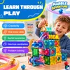 Fits4Kids Magnetická stavebnica guľôčková dráha 136 Náhľad obrázku produktu 7