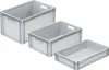 Merkloos Euro-Norm container, 600 x 400 x 220 mm, grijs Produktbild-Vorschau 5