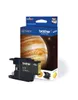 A Brother LC1240Y yellow ink cartridge and its packaging are shown against a white background. The packaging features an image of Jupiter. Produktbild-Vorschau