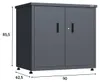 Terrassenschrank Klein Gary B x T x H 90 x 62,5 Produktbild-Vorschau 4