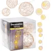 A product packaging box containing a string of decorative LED lights shaped like woven balls, with some lights visible outside the box. Náhľad obrázku produktu