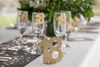 70. Geburtstag gold glitzer Tischdekoration 11x 10 cm Zahl Produktbild-Vorschau 2