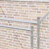 vidaXL Hundekäfig Silber 200 x 200 x 200 cm Verzinkter Produktbild-Vorschau 3
