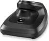 A black docking cradle for a barcode scanner. Produktbild-Vorschau