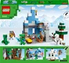 LEGO 21243 Minecraft Die Vereisten Gipfel, Set mit Steve-, Produktbild-Vorschau 8