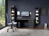 FURNLUX Schreibtisch Ada Schwarz 120cm / Hauptfarbe: Produktbild-Vorschau 4