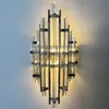 Wandleuchte Innen Aus Metall (Chrom Farbe) und Glas in Produktbild-Vorschau 1