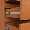 Nachttisch AKORD CL3 in der Farbe Erle mit 3 Schubladen B60 Produktbild-Vorschau 4
