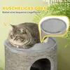 PawHut Krabomb, kraboom voor katten met 3 verborgen Productafbeelding-voorbeeld 5