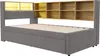 Canapé-lit Sweiko 90x200, lit gigogne 90x190, équipé de Voir les images du produit 10