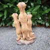 Gartenfigur Erdmännchen Figur Familie mit Kinder 38 cm Produktbild-Vorschau 3