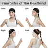 4/6 PCS Sports Damen Stirnband, Baumwollstretch Schweißband Produktbild-Vorschau 5