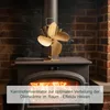 Relaxdays ovenventilator zonder stroom, stil, voor kachel Productafbeelding-voorbeeld 2
