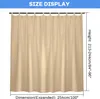 Outdoor Vorhang Wetterfest mit Klett-Schlaufen, B254xH213cm Produktbild-Vorschau 8