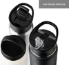 Trinkflasche Edelstahl 500ml Thermo Flasche Sport isoliert Produktbild-Vorschau 6