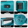Souffleur de feuilles à batterie, modèle électrique, avec 2 Voir les images du produit 8