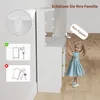 HOMCOM Toeletta con luci a LED e specchio, 7 cassetti, Anteprima dell’immagine prodotto 9