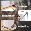ZMH lampa sufitowa do salonu lampa sufitowa drewno 3 Podgląd zdjęcia produktu 5