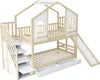 okwish Kinder-Stockbett 90x200cm Etagenbett Doppelstockbett Produktbild-Vorschau 3