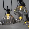 LED Lichterkette 'Lampenschirm' - 12 warmweiße LED - L: 4,95m - outdoor - rauchgrau Produktbild-Vorschau