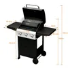 FCH Gasgrill Grillwagen 3 Brennern 10.55 kW mit Deckel, Produktbild-Vorschau 6