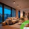 LUMILED Aufbauspot GX53 Fassung Schwarz Holz Akzent Feste Produktbild-Vorschau 4