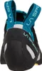 Kletterschuh "Tarantula Boulder Woman" von La Sportiva; schwarz mit blauen Akzenten und Klettverschluss. Produktbild-Vorschau