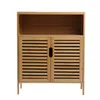 Szafka łazienkowa bambusowa 81x65x31cm Podgląd zdjęcia produktu 1