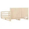 The Living Store Massivholzbett mit Kopfteil 200x200 cm Produktbild-Vorschau 9