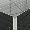 vidaXL Lit surélevé Anthracite 160 x 80 x 77 cm Acier Voir les images du produit 3