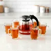 Vilde | Teekanne 1,5 L - Glaskanne mit Sieb - 6 Gläser 255 Produktbild-Vorschau 2
