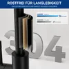 Küchenarmatur Edelstahl Schwarz 360° Drehbar, Wasserhahn Produktbild-Vorschau 9