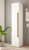 Bad Hochschrank "Center" weiß und Eiche Badschrank 34 x 200 Produktbild-Vorschau 8