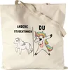 Andere Studentinnen Du Jutebeutel Stoffbeutel Canvas  Pferd Produktbild-Vorschau 1