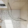 Duschspa 80x80x185cm Duschkabine Schiebetür Runddusche 5mm Produktbild-Vorschau 4