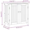 vidaXL Gartenschrank 75x35x70 cm Massivholz Akazie Produktbild-Vorschau 8