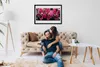 Bild 70x50 MDF-Rahmen Wandkunst Orchideen-Blumen-Natur Produktbild-Vorschau 2