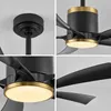 ZELURXX Deckenventilator mit LED Licht, 52 Zoll, Schwarz Produktbild-Vorschau 4