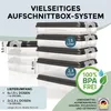 Aufschnittdosen Set mit Deckel, 6 x flach, 2 x hoch, Produktbild-Vorschau 2