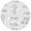 Exzenter-Schleifscheiben 125 mm Klett P120 mit 8 Loch Holz Produktbild-Vorschau 2