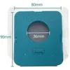 A vacuum cleaner dust bag with dimensions indicated. Produktbild-Vorschau
