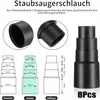 Staubsauger Adapter Set, 8 Stück Universal Produktbild-Vorschau 2